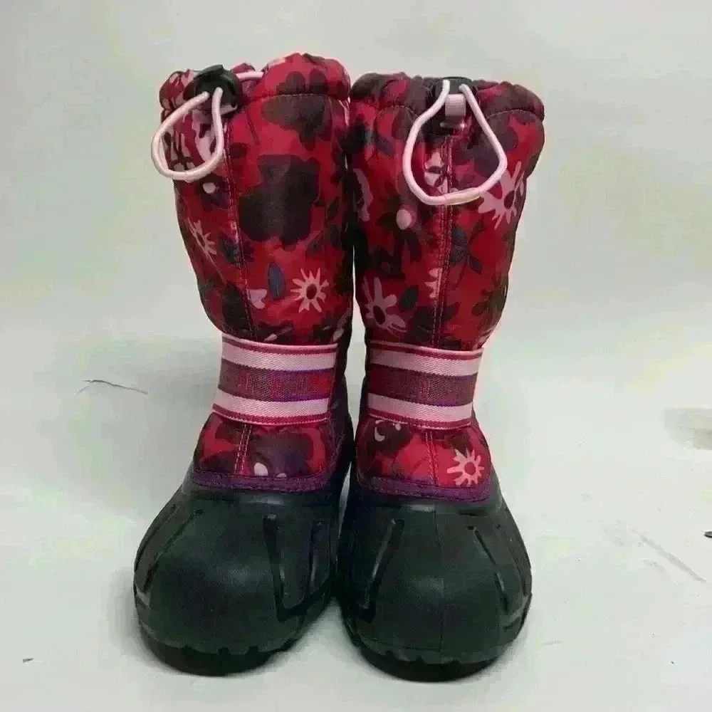 Sorel size 5 winter boots Warm lining elastic closure